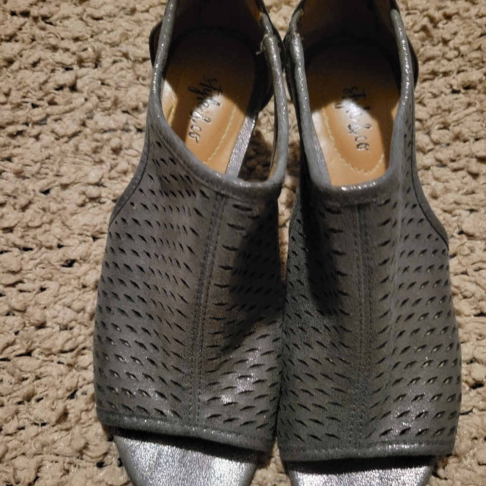 STYLE & CO Haddie Zip Up Ankle Shooties Gray Size 6 - Picture 15 of 15